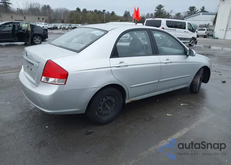 2009 Kia Spectra Ex from USA, damaged, VIN KNAFE222095663877